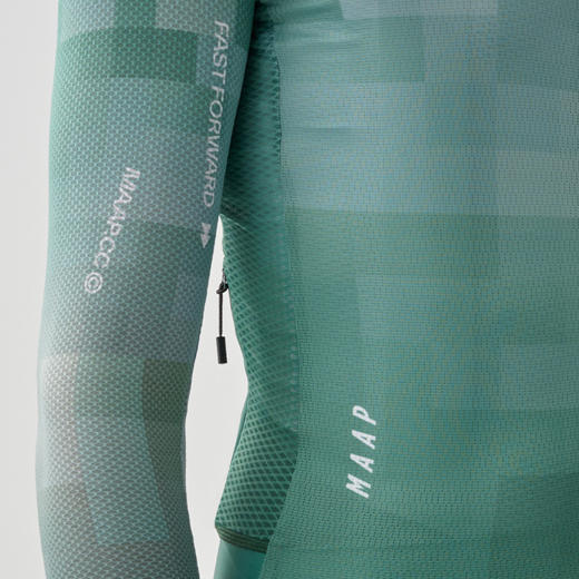 MAAP 男士 Blur Pro Air LS Jersey 3.0 疾青色 长袖骑行服 商品图3