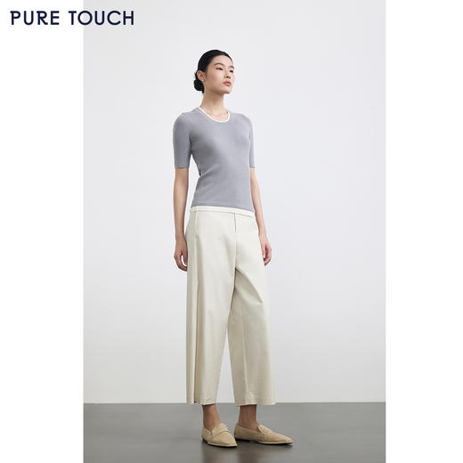 PURE TOUCH休闲女裤显瘦百搭舒适透气日常穿搭必备 商品图0