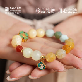 【敦煌好运系列手串—前兔可期】敦煌福泽小众好运莲莲 前兔可期原创轻奢设计款敦煌风手串