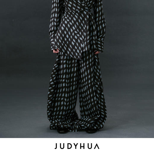 JUDYHUA 追逐系列纯棉阔腿裤 商品图0