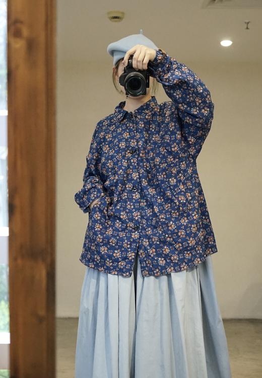 Outil蓝染/碎花口袋外套 商品图2