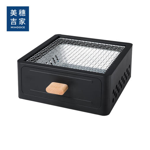 美穗吉家(mihooce)烧烤炉户外便携式烧烤架木炭烤肉炉露营野炊工具 抽屉式碳炉 商品图5
