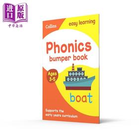 【中商原版】Collins Easy Learning Preschool - Phonics Ages 3-5 柯林斯易学儿童 自然拼读 3-5岁 英文原版进口图书
