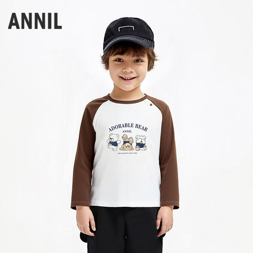 男童长袖针织衫秋季新款安奈儿童装TB531679 商品图7