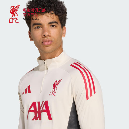 【官网同款】利物浦俱乐部 | 新款米色半拉链训练服长袖 商品图1