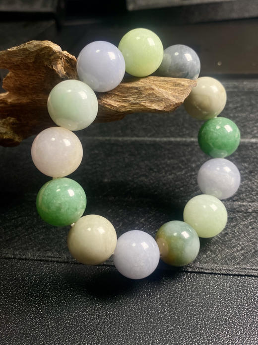 【FC0030】翡翠多宝大珠串  珠圆玉润 多色多彩 独一无二 商品图1