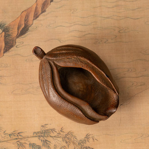 清	竹雕玉兰花水盂 商品图1