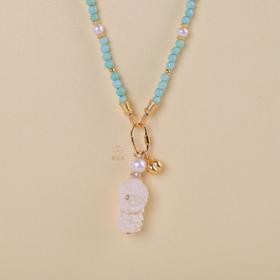 【大智】蓝松猛犸文殊项链   ZX250505002