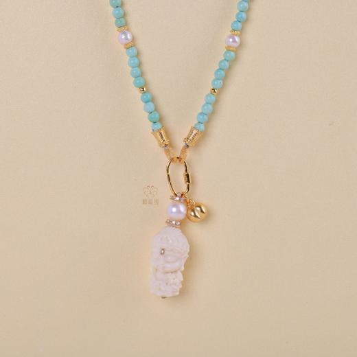 【大智】蓝松猛犸文殊项链   ZX250505002 商品图0