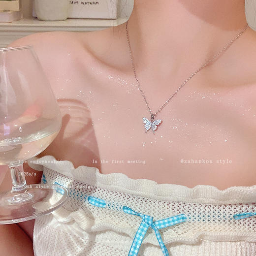 【YW】无忧购29元2件锆石项链气质锁骨链百搭吊坠（截单后3-5天发货) 商品图9
