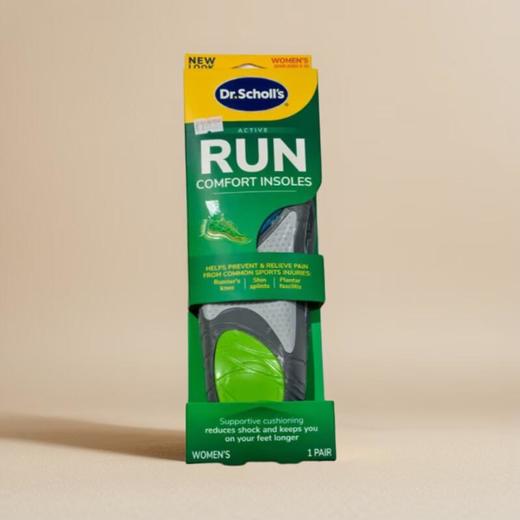 美国进口爽健Dr.Scholls-跑步活力舒适鞋垫-女款 1双/盒 商品图0