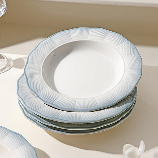 摩登主妇釉下彩餐具套装碗蝶家用2025新款高颜值碗具乔迁新居礼物 商品图2