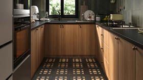 把浪漫踩在脚下｜厨房地面瓷砖真的封神！