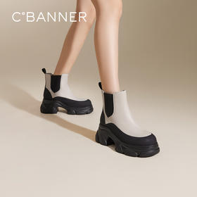 2楼千百度 24年冬季新品 切尔西靴 A24557302