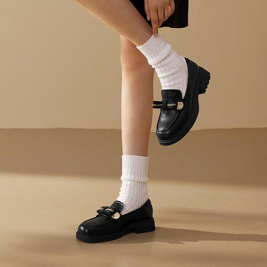 2楼千百度 25年春季新品 乐福鞋 A25188602 商品图2