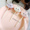 独立装 云朵形蜡烛 珠光白/粉/紫色微笑云朵蜡烛 创意生日装饰蜡烛 商品缩略图1