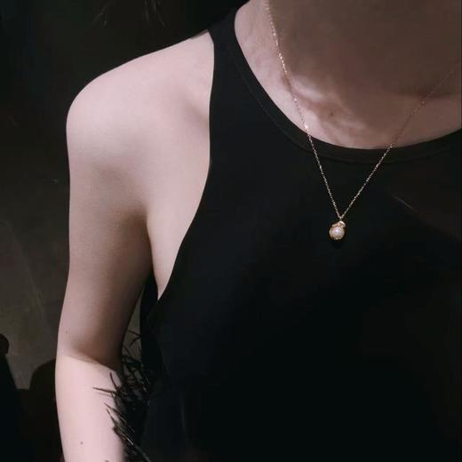 【十周年庆 甄粉拉新送礼活动 】淡水珍珠耳钉 5-6mm 精致轻柔圆润 和小爱心吊坠 荷包蛋吊坠任选 商品图6