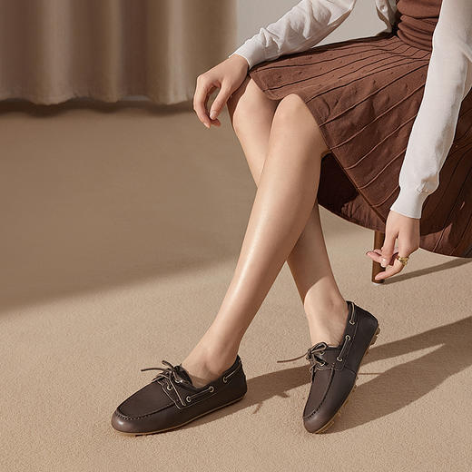 2楼千百度 25年春季新品 乐福鞋 A25181712 商品图2