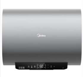 美的（Midea）扁桶电热水器 3300W双胆速热 专利出水断电 100小时长效保温 APP智控F6033-UT8(HE)*