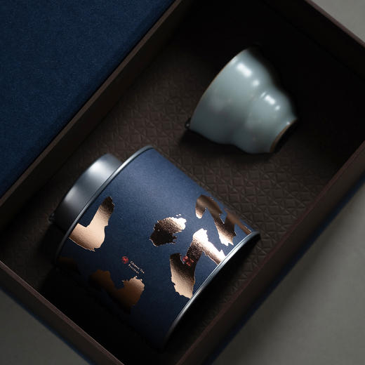 风雅【单小圆罐+杯 兰色】26元一套/一件18套 商品图9