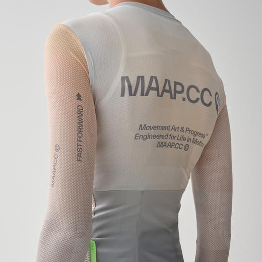 MAAP 女士 Blur Pro Air LS Jersey 3.0黄衫色 长袖骑行服 商品图3