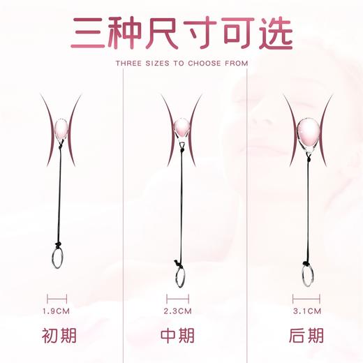【情趣用品】谜姬 蜜卵拉珠 玻璃肛塞 商品图1
