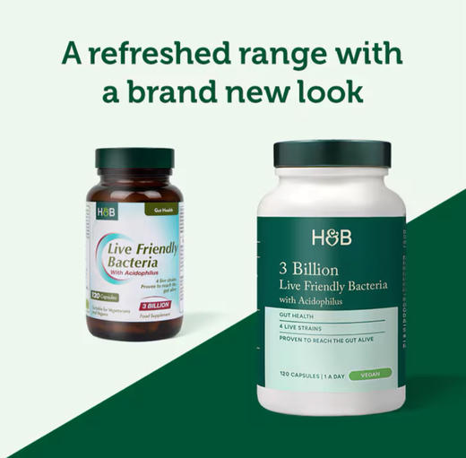 【同步英国专gui最新包装】英国H&B 120粒30亿益生菌 商品图2