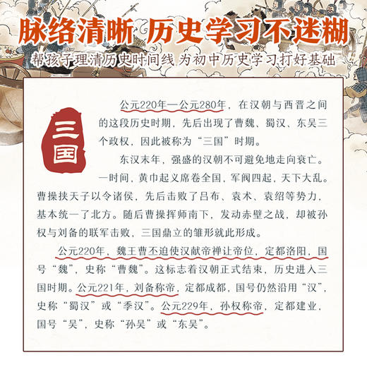 【下册首发】漫话上下五千年，看漫画成就历史小学霸 商品图5