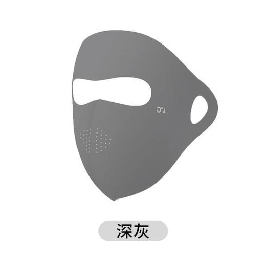 【福利!9.9抢3个！口玻尿酸面罩】夏款玻尿酸脸基尼全脸防晒口罩面罩女夏季防紫外线冰丝轻薄透气护 商品图5