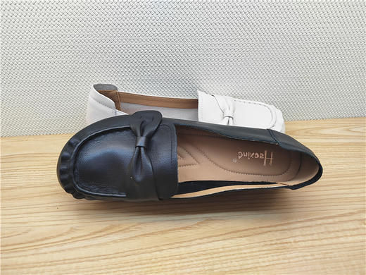 豪行23130133真皮休闲平跟女鞋单鞋皮鞋 商品图4