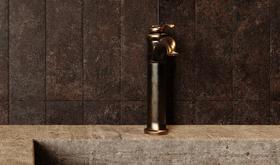 暗黑系浴室封神！这瓷砖把高级感焊死了