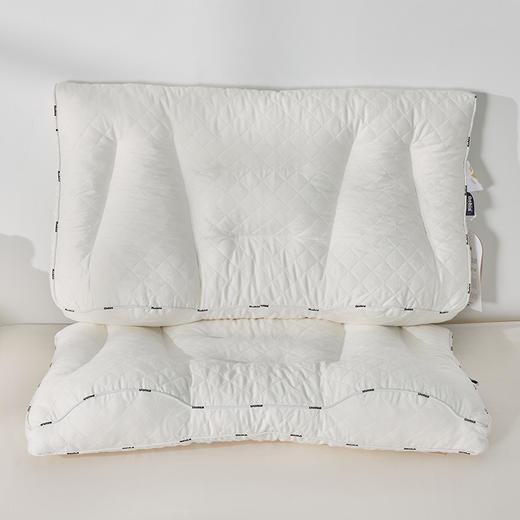 多喜爱 天然乳胶颗粒枕F3 【60S全棉缎纹面料】【蜂窝透气结构】【五大分区定型】天然抑菌 乳胶颗粒填充 久睡不塌陷 商品图5