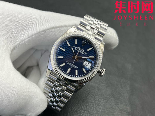劳力士 VS日志36系列 蓝色格纹盘 男士腕表 3235机 五珠带 表径36mm 小手腕福音 商品图2