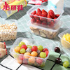 美丽雅方形加厚餐盒带盖SGS认证1000ml 8套/包 商品缩略图8