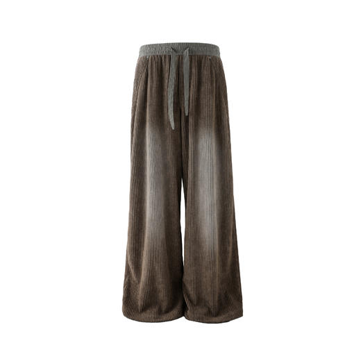 BJHG不计后果灯芯绒休闲裤子男款秋季2025新款潮牌复古直筒长裤女 商品图3