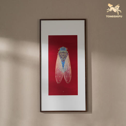 铜师傅 手工錾刻《一鸣惊人》客厅玄关画沙发背景墙装饰画挂画 商品图1