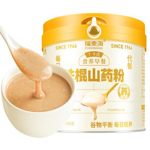 福东海 铁棍山药粉500克【纯怀山药】即冲山药粉即饮可搭养胃食品粥代餐粉熟粉营养早餐粉养生 商品图9