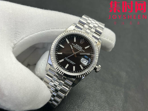 劳力士 VS日志36系列 黑色盘 男士腕表 3235机 五珠带 表径36mm 小手腕福音 商品图2