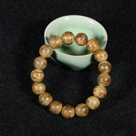 BC.GC7.26-12   文莱老料手串，13mm，14.19g