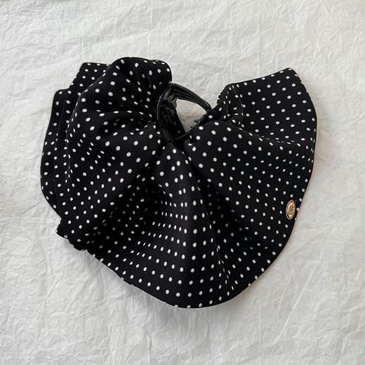 氛围感温柔波点纯色马尾抓夹纪念日百货门店同款163844478 商品图3