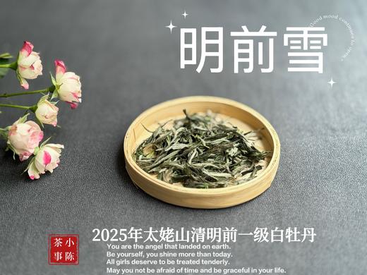 【新茶上市】2025清明前白牡丹《明前雪》，绮丽梦幻的兰花香，伴着极致清新的鲜爽，仿佛在那个倒春寒的季节，下了一场芬芳的雪 商品图1