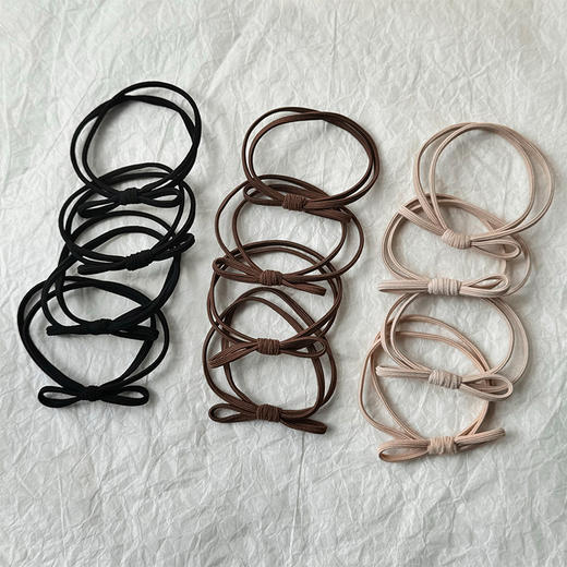 蝴蝶打结二合一皮筋四根装纪念日百货门店同款163297179 商品图0