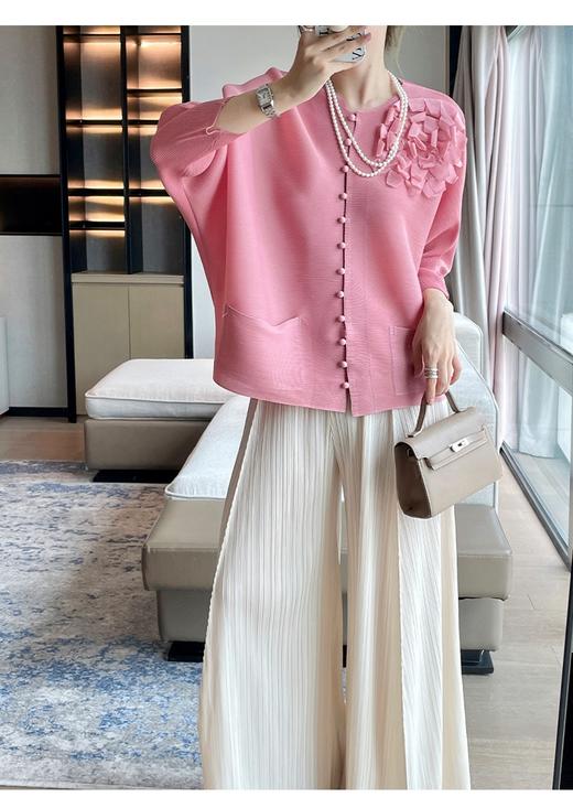 设计师新款花朵春夏秋三季气质优雅遮肉开衫防晒上衣 商品图11