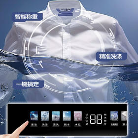 海尔（Haier）10kg 云溪洗衣机  双动力直驱 精华洗波轮  HP除菌 桶自洁 彩色触控屏 24小时预约 XQS100-BE70C3