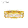 GAONAS  沙漠美学金色时尚设计手镯11485SGO 商品缩略图0