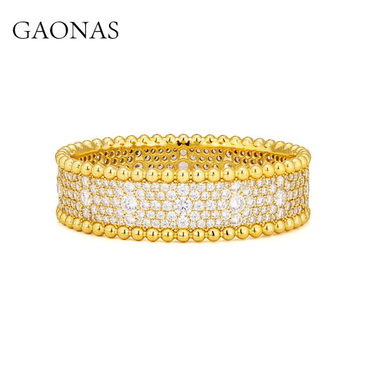 GAONAS  沙漠美学金色时尚设计手镯11485SGO 商品图0