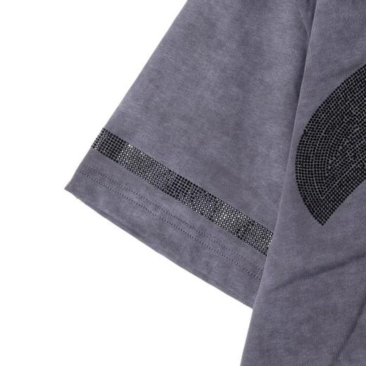 T4338SDSA夏季新款男士痞帅美式重工烫钻圆领短袖T恤小众设计高级感 商品图4