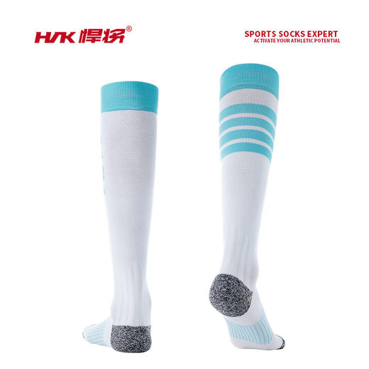 HNK/悍将时尚健身袜长筒袜透气毛巾底户外跑步柔软轻度压力袜 商品图4