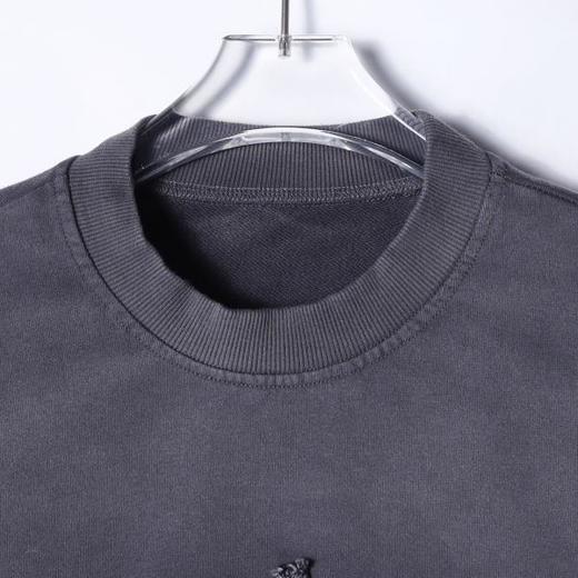 6818SDSA秋冬新款男士痞帅潮牌撞色拼接星星圆领卫衣重工磨毛设计百搭 商品图2