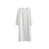 绽放女装448朵/【黑白灰系列】纯汉麻砂洗斜襟高开衩显瘦连衣裙女 商品缩略图4